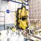 The telescope in its folded position. (Image: NASA)